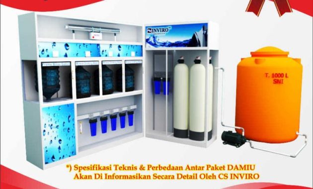 Alat Mesin Depot Air Minum Isi Ulang Paket Murah, Paket A