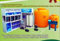 Paket Depot Air Minum RO Kapasitas 1.000 GPD (Setara 200 Galon perHari) RO Only (Hanya Memproduksi Air RO Saja)
